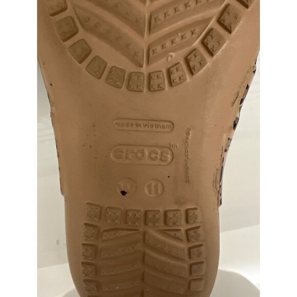 Crocs Women's Kadee Leopard Print Flip-Flop Size 11w - Picture 5 of 7